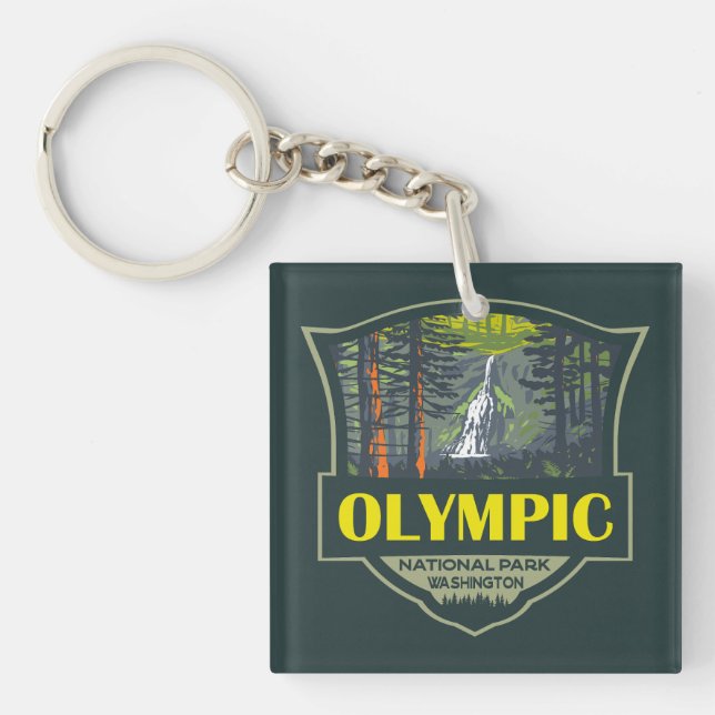 Retro Illustration du Parc National Olympique (Devant)