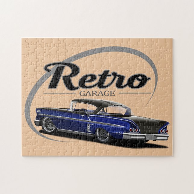 Retro Impala Jigsaw Puzzle (Horizontal)