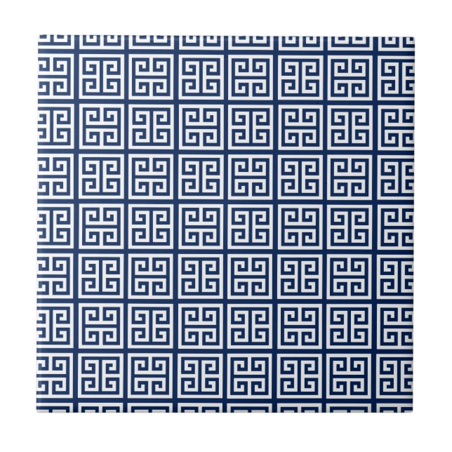 Retro in Blue & White Tile (Front)