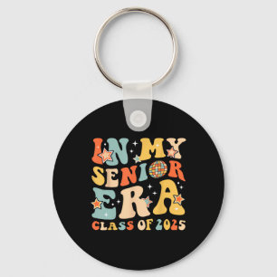 Retro In My Senior Era Cl Of 2025 Senior 2025 Grad Keychain