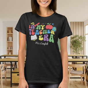 Retro In my Teaching Era custom groovy T-Shirt