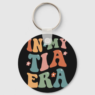 Retro In My Tia Funny Auntie Aunt Club Mothers Day Keychain