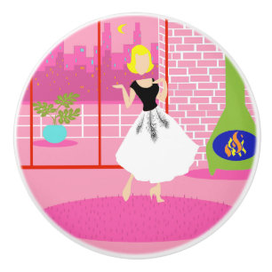 Retro In the Pink Knob