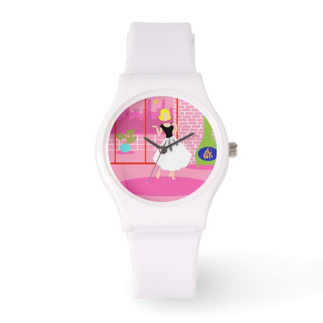 Retro In the Pink Watch (Front)