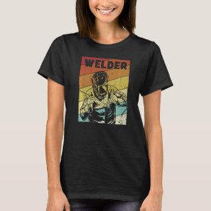 Retro Inspector Tig Tack Mig Rig Technician Welder T-Shirt