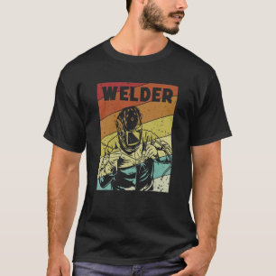 Retro Inspector Tig Tack Mig Rig Technician Welder T-Shirt