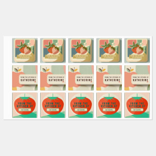 Retro-inspired "From the kitchen of" labels #2