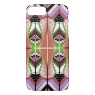 Retro Inspired Geometric Pattern iPhone 8/7 Case