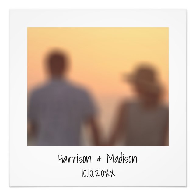 Retro instantanés noms photo personnalisés photo d (Devant)