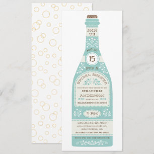 Rétro invitation II de Fête de la mariée de