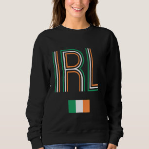 Retro Ireland Flag Irish Pride Vintage Ireland Sweatshirt