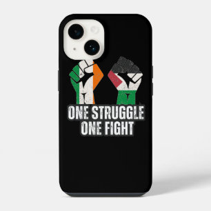Retro Ireland Palestine Solidarity Fist revolution iPhone 14 Case
