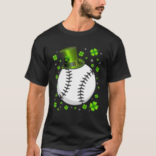 Retro Irish Baseball Shamrock Sports St. Patrick's T-Shirt