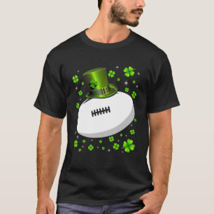 Retro Irish Rugby Shamrock Sports St. Patrick's Da T-Shirt
