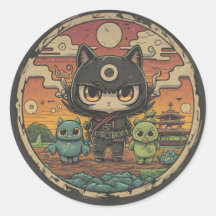 Retro Island Pals: Ninja Cat Crew