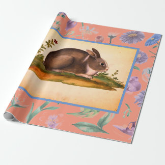 RETRO ITALIAN RABBIT GIFT WRAPPING FOR EASTER PAPER