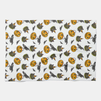 Retro Jack and Cat Kitchen Towel