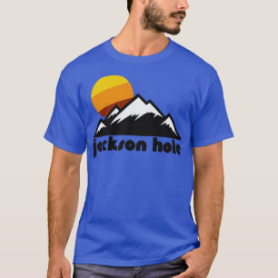Retro Jackson Hole Tourist Souvenir Travel Design T-Shirt