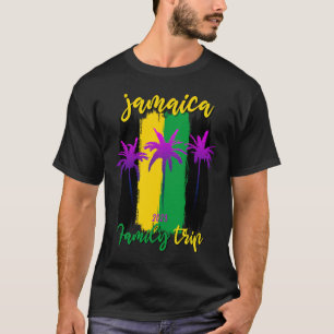 Retro Jamaica Family Vacation 2023 Jamaican Holida T-Shirt