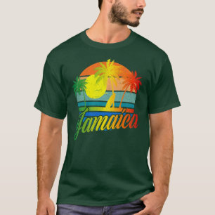 Retro Jamaica Summer Beach Vacation For Men Women T-Shirt