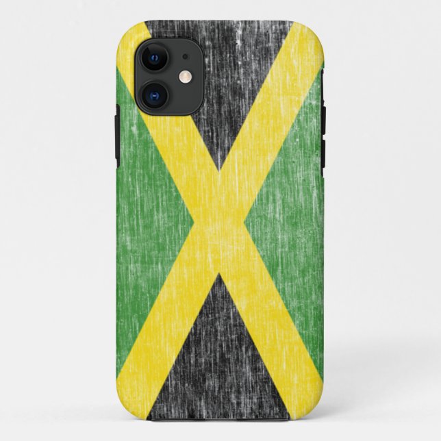 Retro Jamaican Flag iPhone 5 Case (Back)