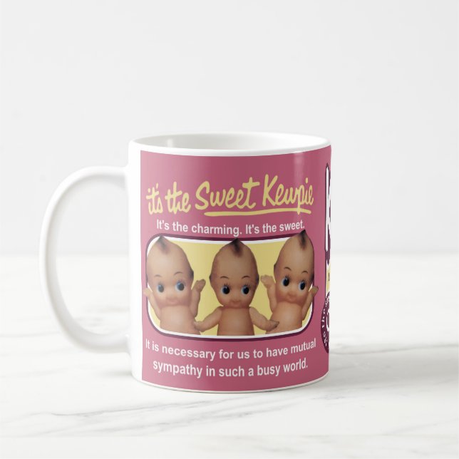 Retro Japan style with doll design Coffee Mug (Left)