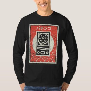 Retro Japanese Arcade Game Pachinko T-Shirt