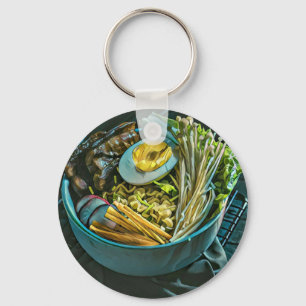 Retro Japanese Art Keychain