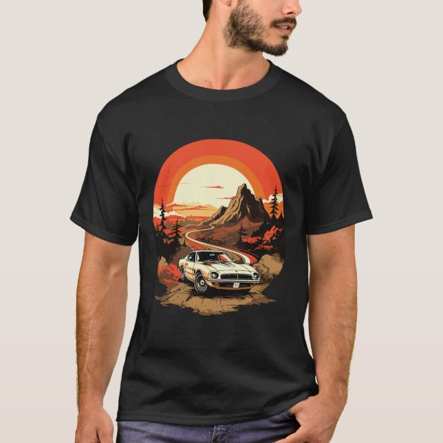 Retro Japanese Street Racing - JDM Legend Tribute T-Shirt (Front)