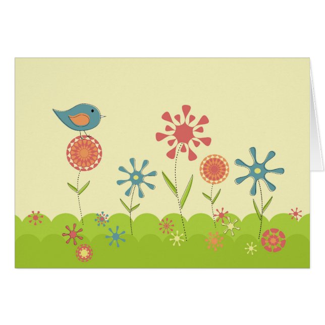 Rétro jardin de ressort (Devant horizontal)