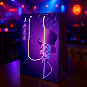 Retro Jazz Party Favor Bag