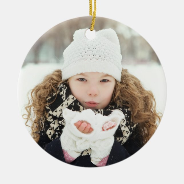 Retro Jingle And Mingle Christmas Checkerboard Red Ceramic Ornament (Front)