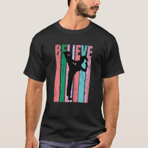 Retro Jiu Jitsu Womens Karate Judo Girls Coach Com T-Shirt