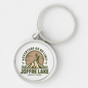 Retro Joffre Lake Hike Keychain