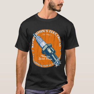 Retro John_s Electrical auto and motorcycle spark T-Shirt