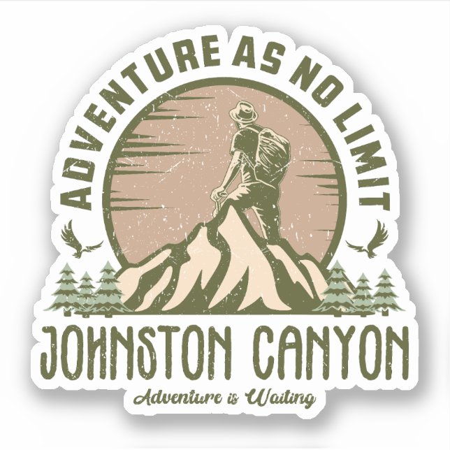 Retro Johnston Canyon Hike  (Front)