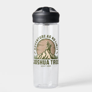 Retro Joshua Tree Hike  Water Bottle