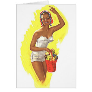 Rétro jour à Madame vintage de style d'amusement