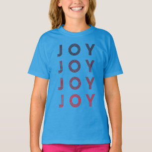 Retro Joy   Modern Kids Holiday Custom Shirt
