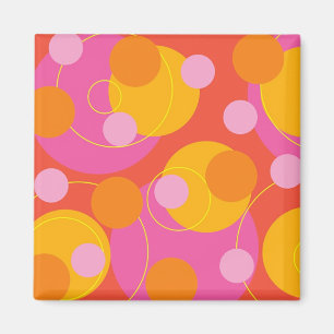 Retro Juicy Pink Magnet