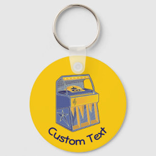 Retro Jukebox Keychain