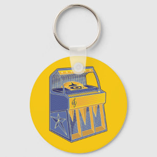 Retro Jukebox Keychain