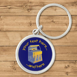 Retro Jukebox Keychain