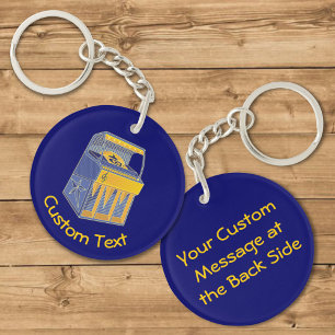 Retro Jukebox Keychain