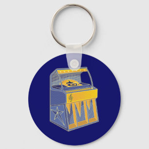 Retro Jukebox Keychain