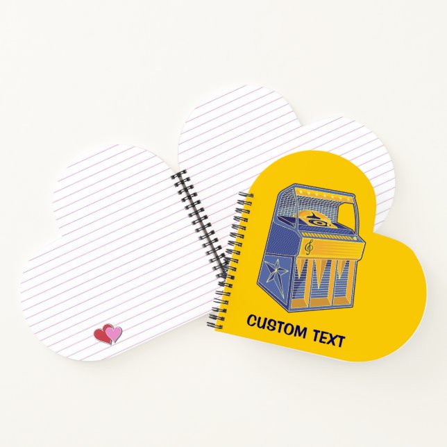 Retro Jukebox Notebook (Inside)