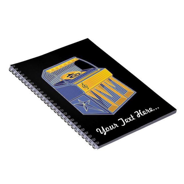 Retro Jukebox Notebook (Right Side)