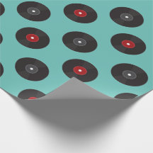 Retro Jukebox Records Pattern