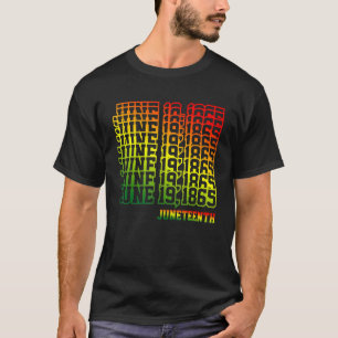 Retro Juneteenth Black History Month 1865 Supporte T-Shirt