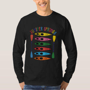 Retro Juniper Springs Kayaking T-Shirt